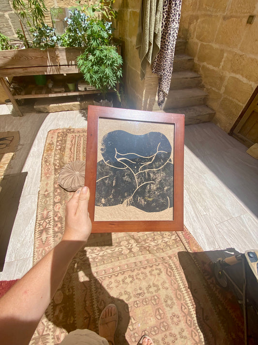 The Mother | A4 Lino Print
